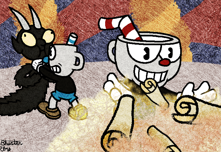 Backburner Art #6a- Cuphead: Don't Deal With the Devil