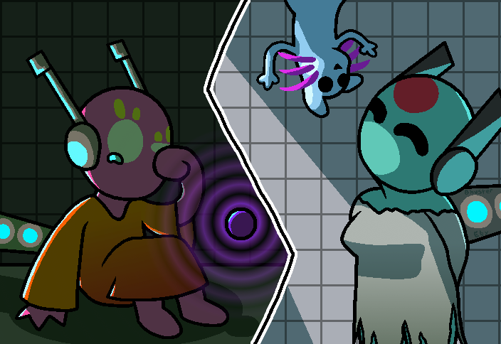 Backburner Art #12f- Rain World: The Watcher (Rivulet)