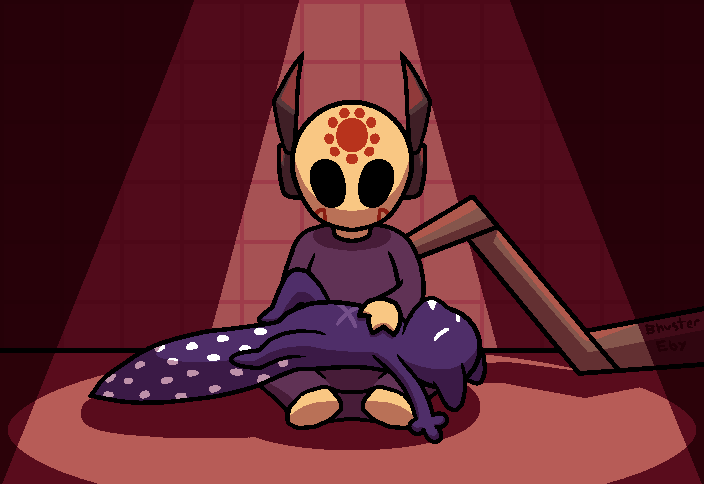 Backburner Art #12g- Rain World: The Watcher (Spearmaster)